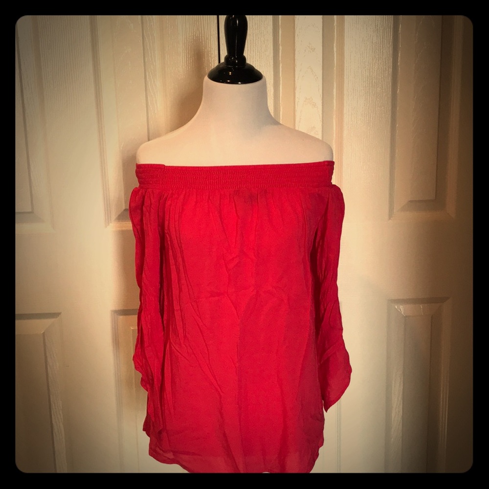 Off the shoulder blouse